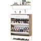 preview thumbnail 10 of 8, Flip Drawer Shoe Cabinet & Wall Coat Shelf Set - 31.5“Lx 9.45“Wx 43.31“H