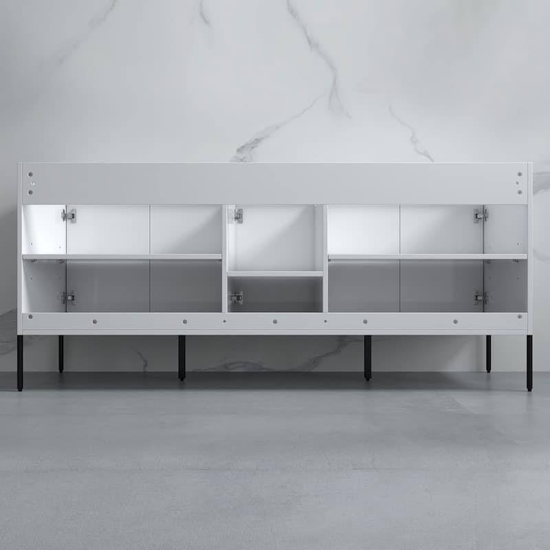 Ripple 72" Double Bathroom Vanity Kit (Assembly Required)