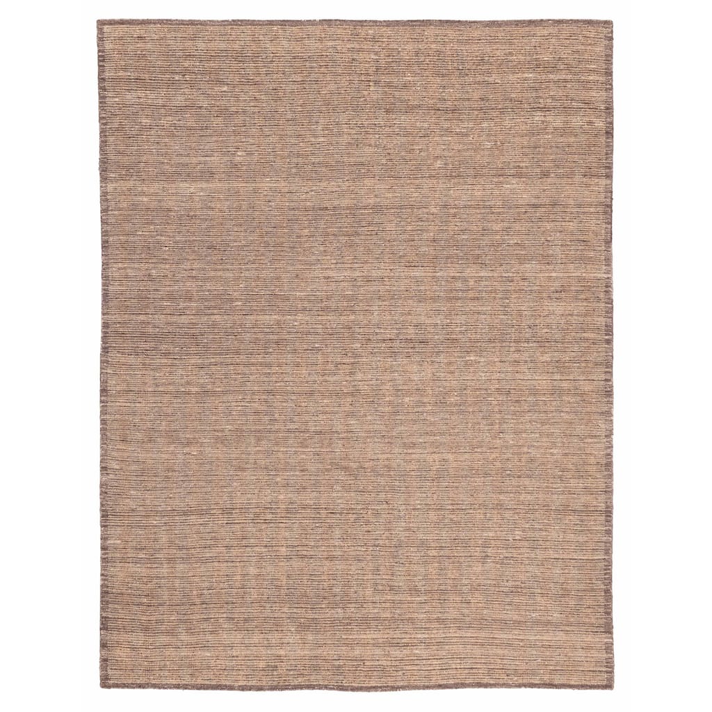 ECARPETGALLERY Hand-knotted Looma Brown Wool Rug - 8'9 x 11'3
