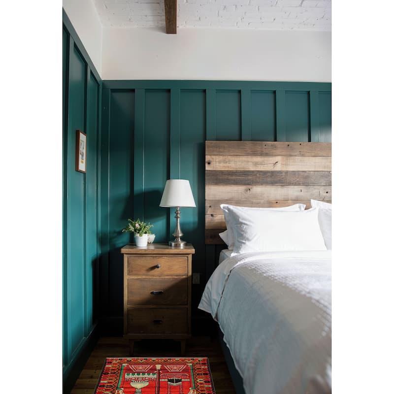 ECARPETGALLERY Hand-knotted Teimani Red Wool Rug - 3'1 x 4'3