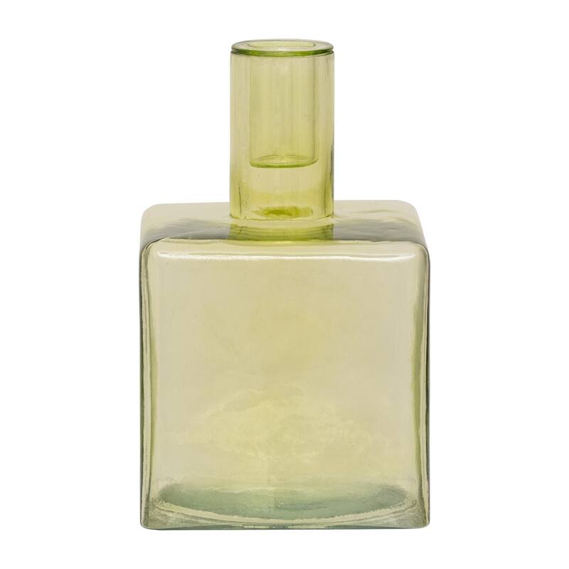 Candle Holder Cubico Pale Green - Pale green