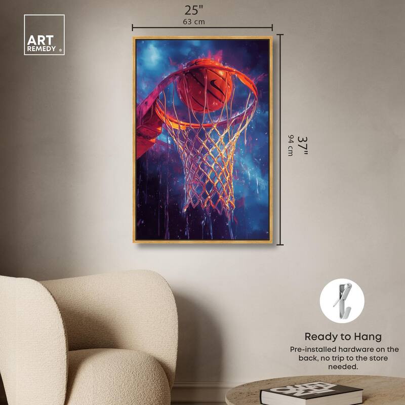 Through the Hoop Canvas by Art Remedy