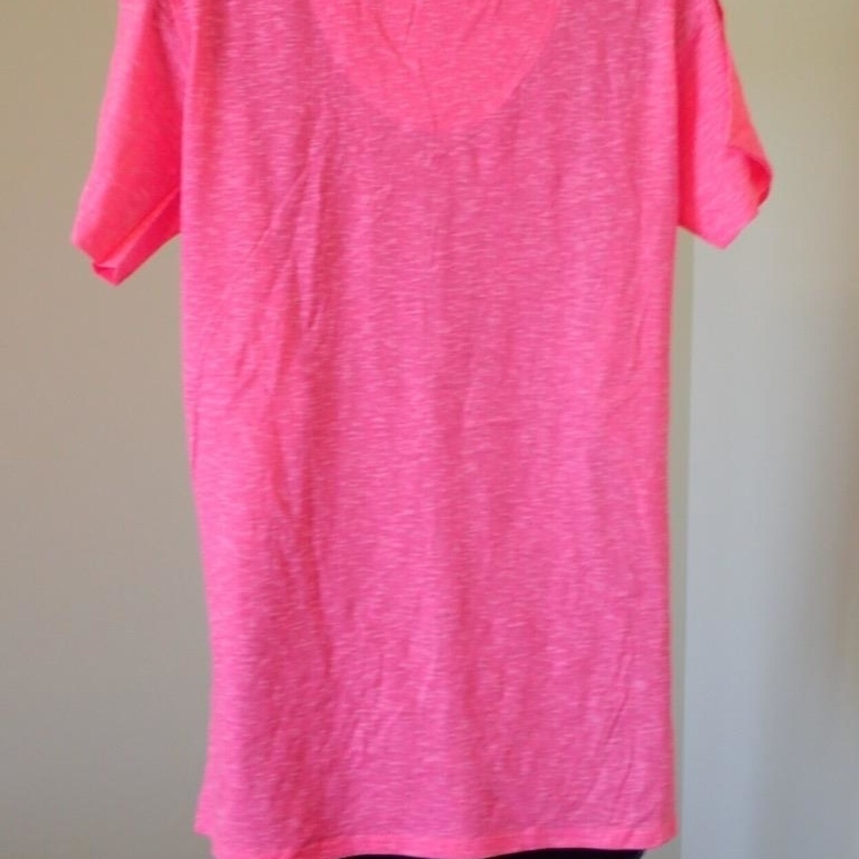 Shop Love Deca Womens Large L Pink V Neck Shirt By J America