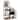 5-Tier L Shaped Kitchen Bakers Rack with Storage Shelf