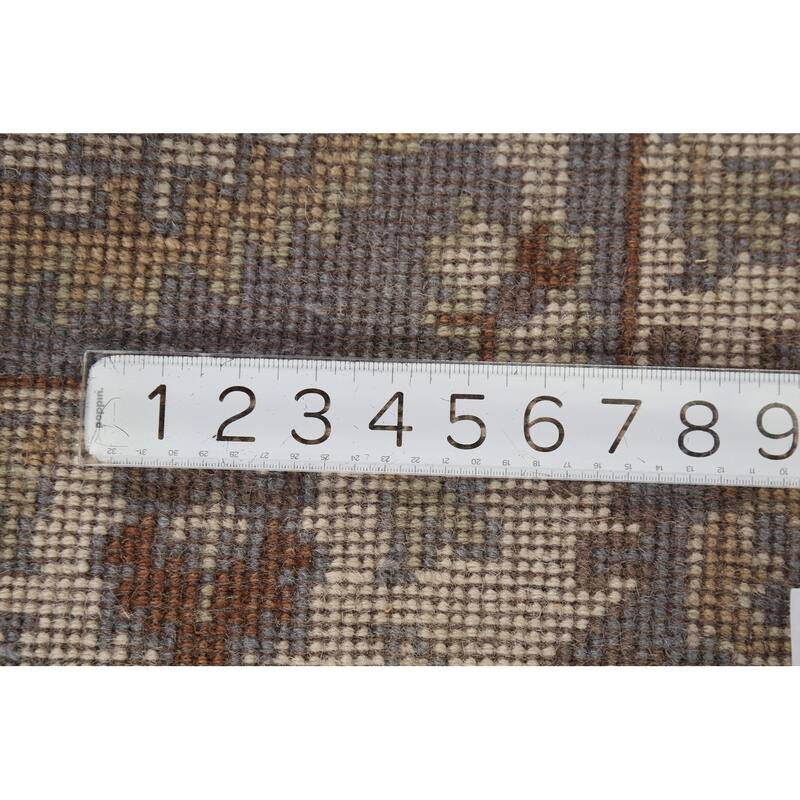 All-Over Oushak Indian Accent Rug Handmade Wool Carpet - 3'3"x 5'5"