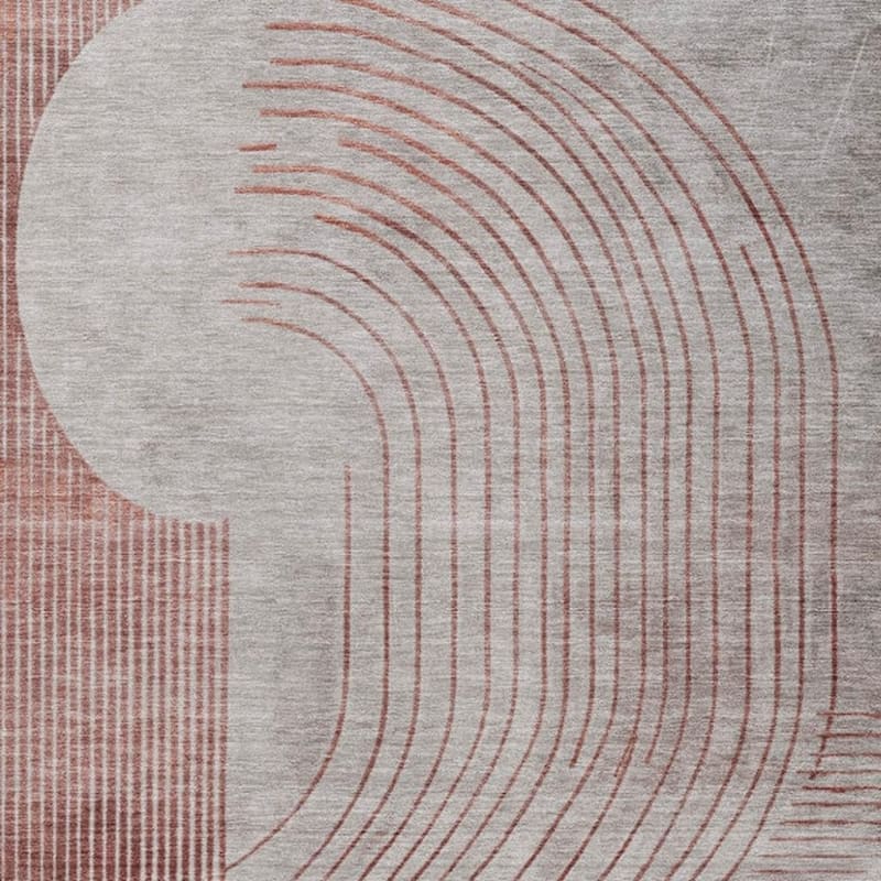 HomeRoots Geometric Transitional Rectangle Outdoor Rug
