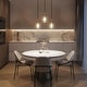preview thumbnail 14 of 17, Yarge Modern Mini 1-Light Water-drop Glass Pendant Abstract Brass Gold Adjustable Kitchen Island Lighting - D 6.7" x H 15.5"