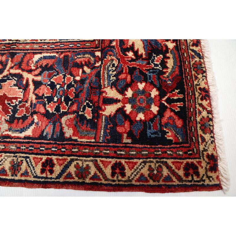 ECARPETGALLERY Hand-knotted Sarabi Red Wool Rug - 9'8 x 12'11