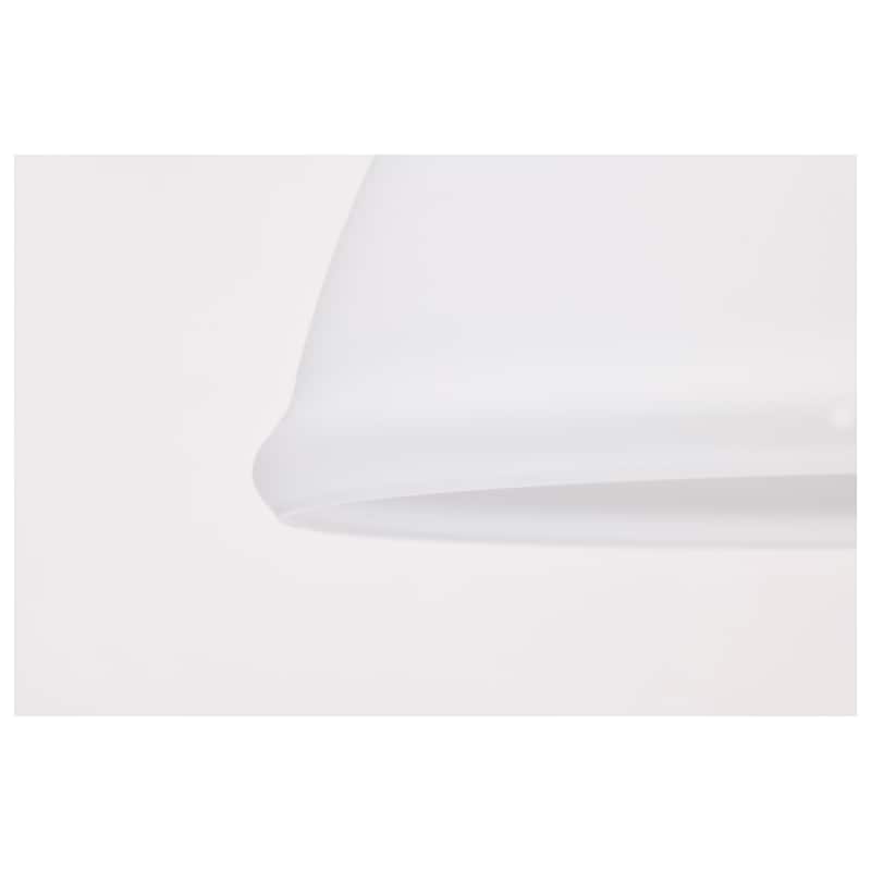 Russel - 10 Inch Semi Flush Mount - Matte Black with Satin White Glass