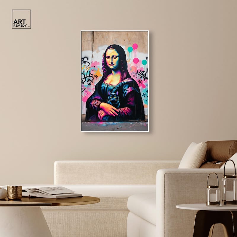 Lisa's Little Secret Canvas by Art Remedy