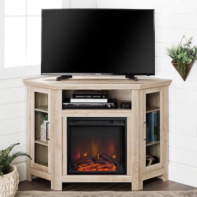 Middlebrook Designs 48-inch Corner Fireplace TV Console