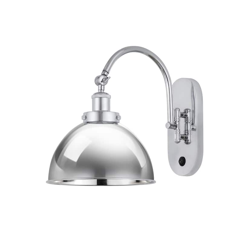 Innovations Lighting 918-1W-11-10 Ballston Urban Sconce Ballston Urban - Polished Chrome