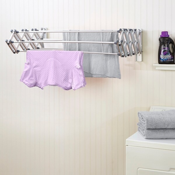 Aluminum clothes drying best sale rack