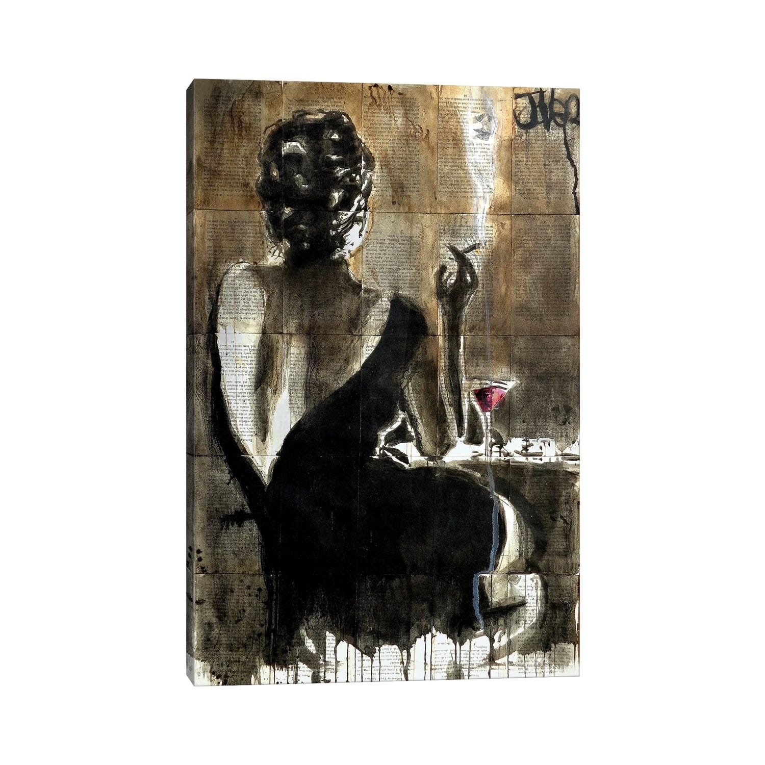 iCanvas "Cocktail" by Loui Jover Canvas Print