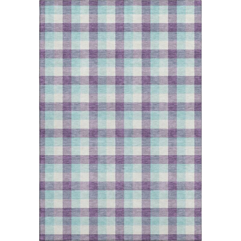 Premium Washable Super Soft Plaid Mayfield Rug
