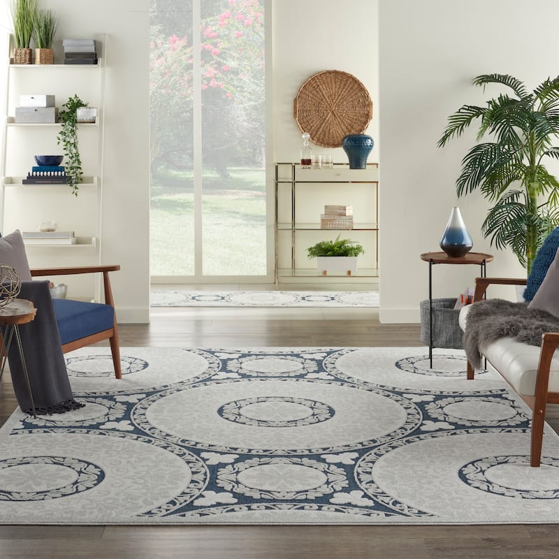 Nourison Calobra Boho Medallion Indoor Outdoor Area Rug