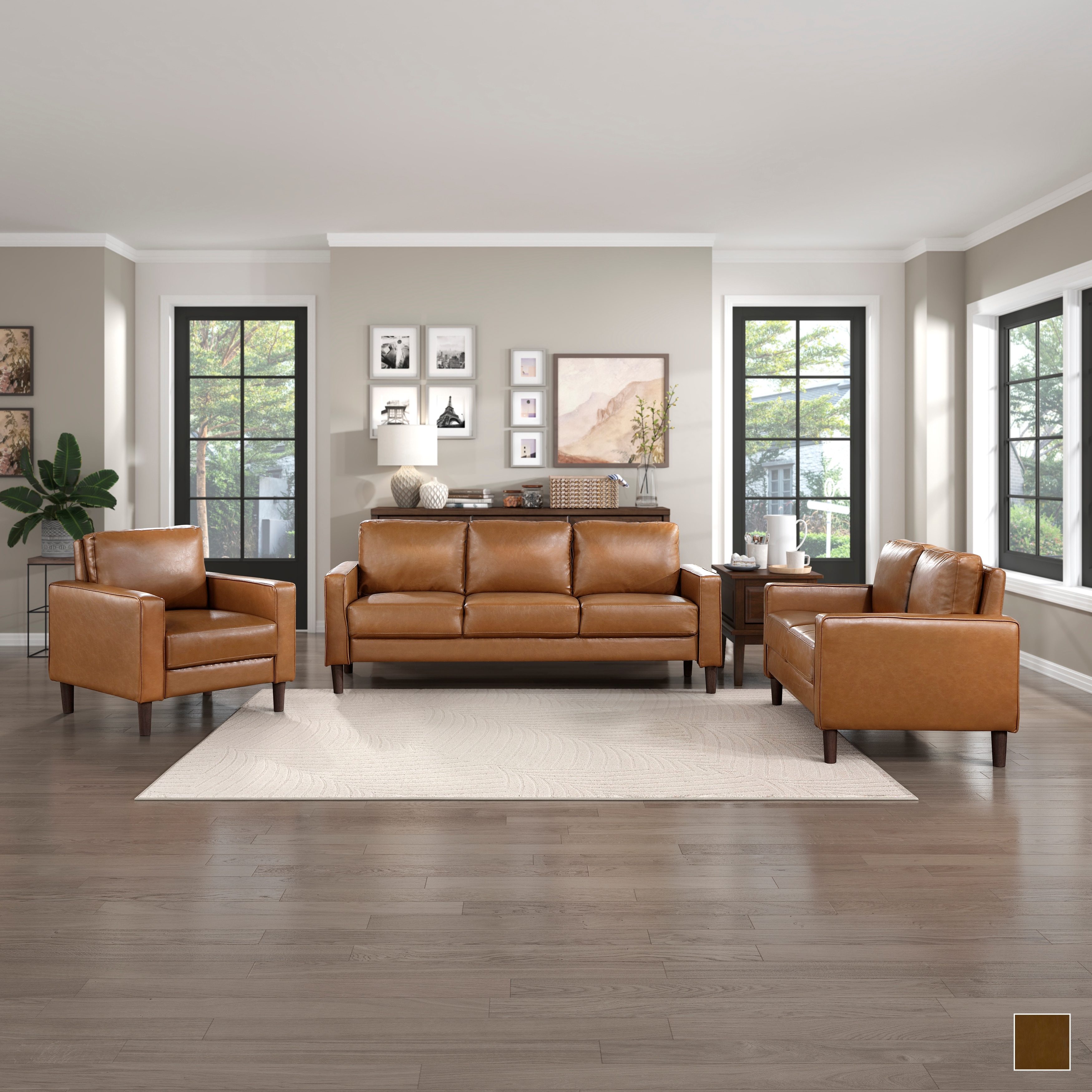 Fremont & Park Pitts 3-Piece Living Room Set