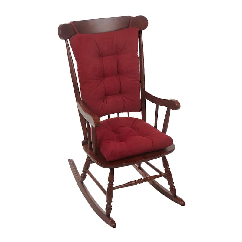 Klear Vu Twillo Jumbo Rocking Chair Cushion Set - Single - Red