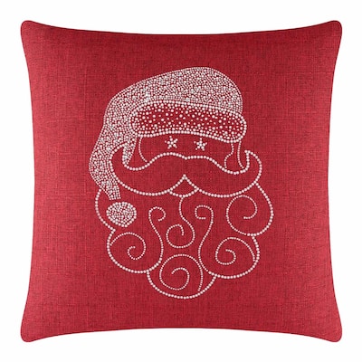 Sparkles Home Santa Rhinestone Pillow