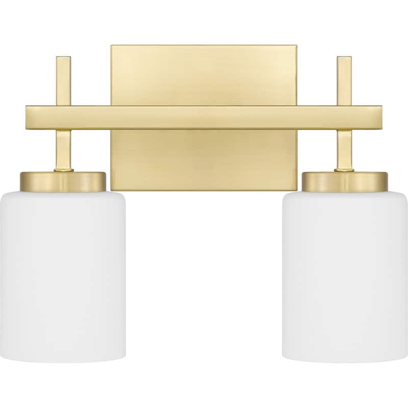 Wilburn 2-Light Bathroom Vanity Light - Satin Brass