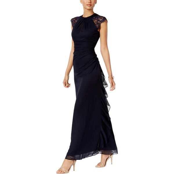 Betsy & Adam Womens Evening Dress A-Line Special Occasion