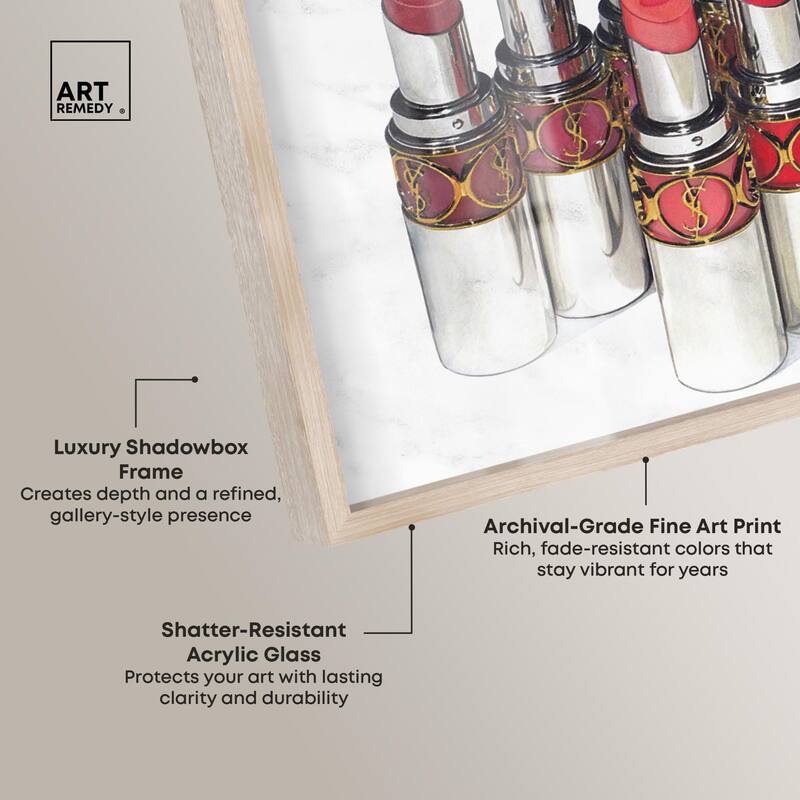Doll Memories - Lipsticks 22 Shadowbox by Art Remedy