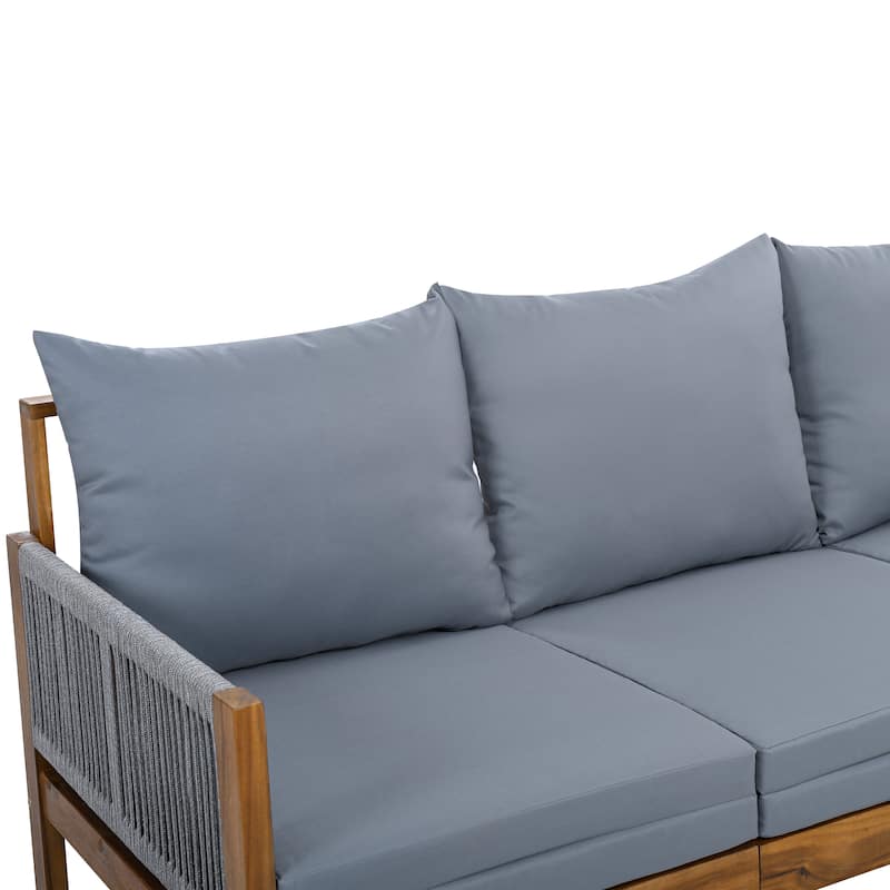 3-in-1 Outdoor Daybed & Patio Sofa with Pull-Out Sleeper by Leisure Zone