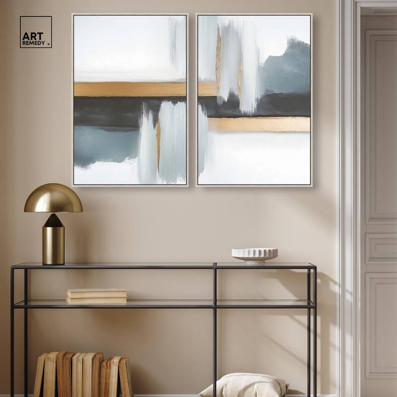 Azure Horizon II Canvas Set of 2 by Art Remedy