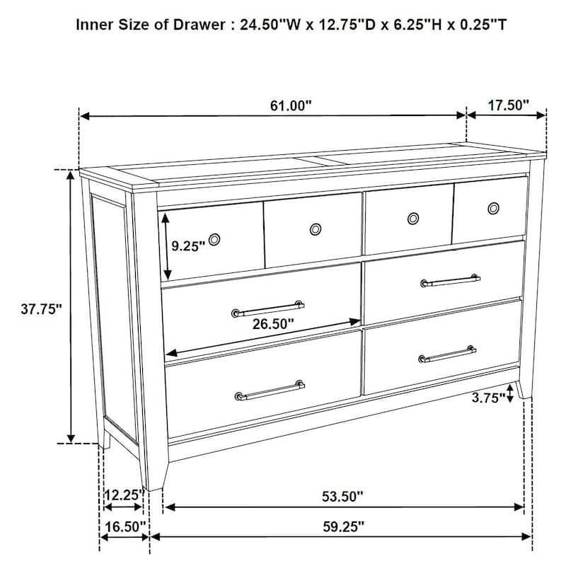 Hazlewood Bedroom Set Vineyard Oak