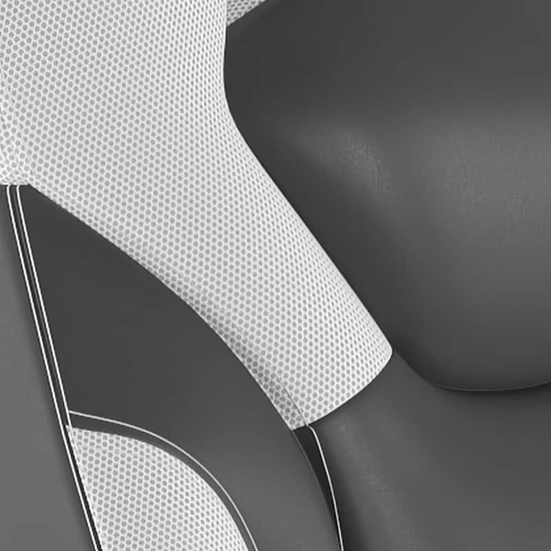 Office Gaming Chair with Skater Wheels & Flip Up Arms - LeatherSoft