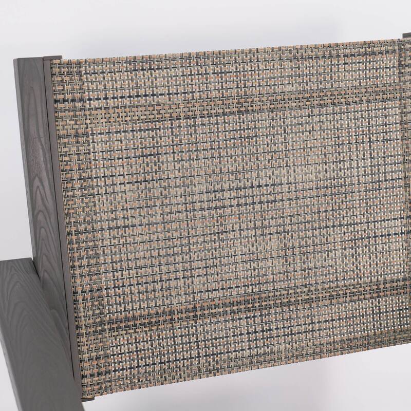 Rossetta Outdoor All-Season Woven Checkered Design Weather-Resistant Chair