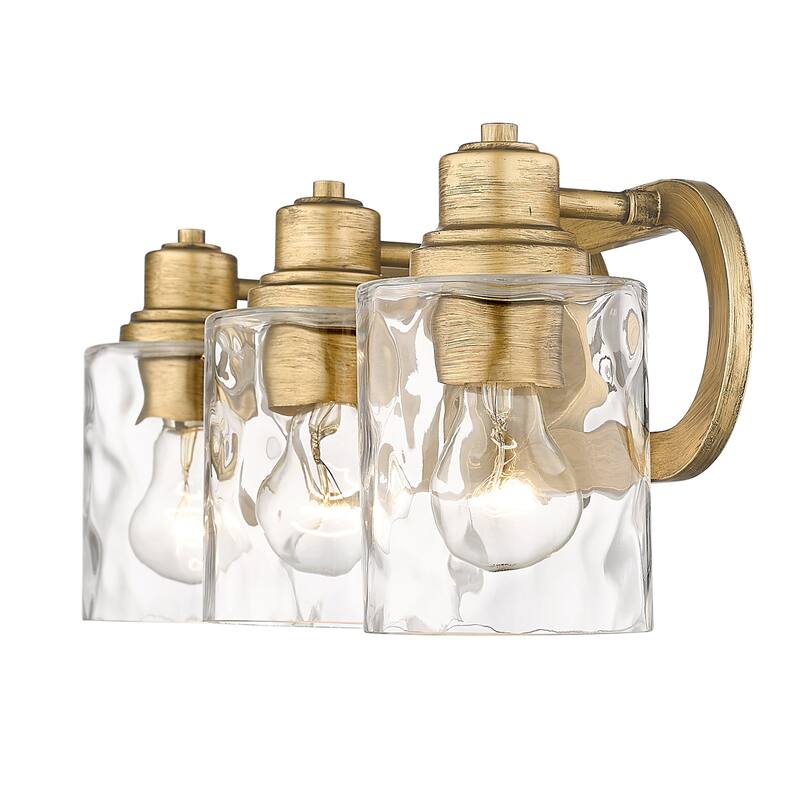 Lumley 3-light Bath/ Vanity Fixture w/ Optic Glass
