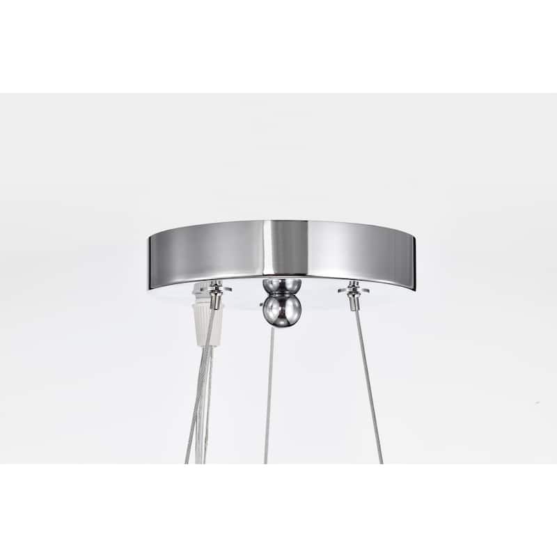 Xhosa 30 Inch chrome Polish Crystal Chandelier 12 Light
