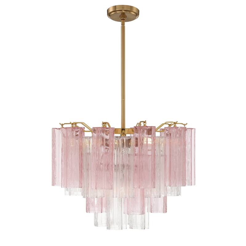 Crystorama Lighting Group ADD-306-SP Addis 6 Light 20" Wide Chandelier
