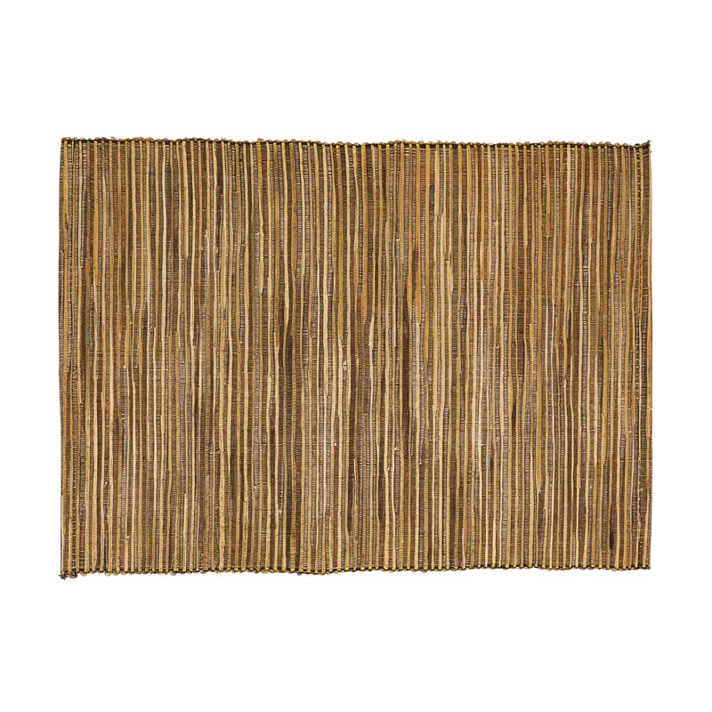 Nubby Placemats With Shimmering Woven Design (Set of 4) - Gold - Set of 4