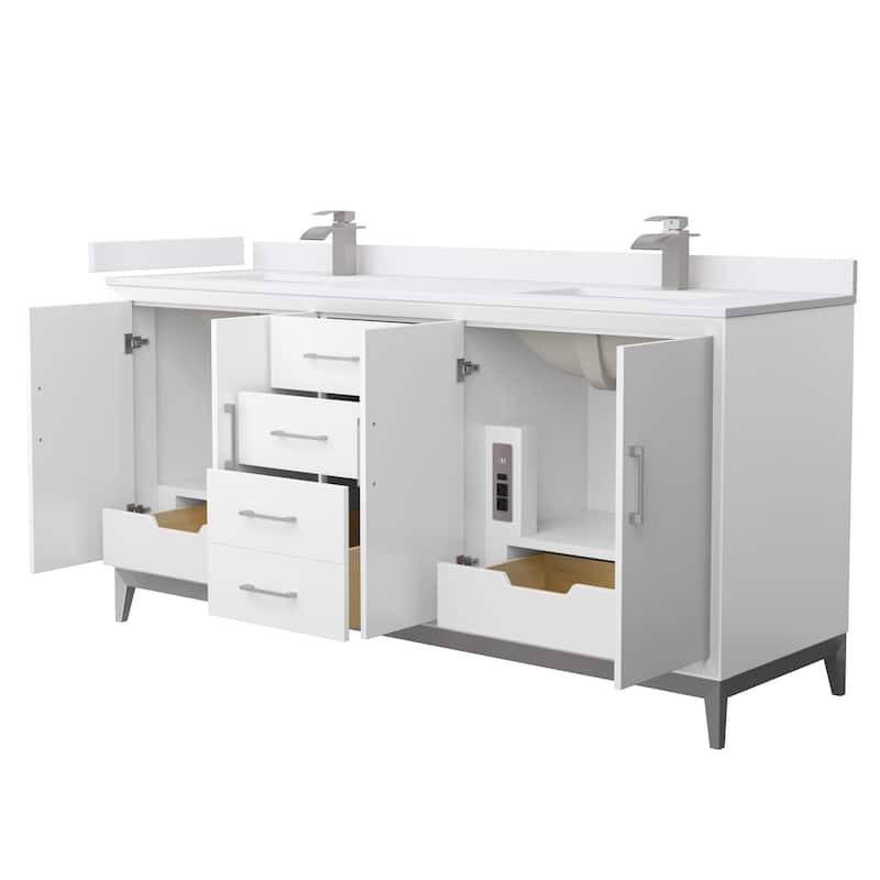 Wyndham Collection WCH818172D-VCA-UNSMXX Amici 72" Free Standing