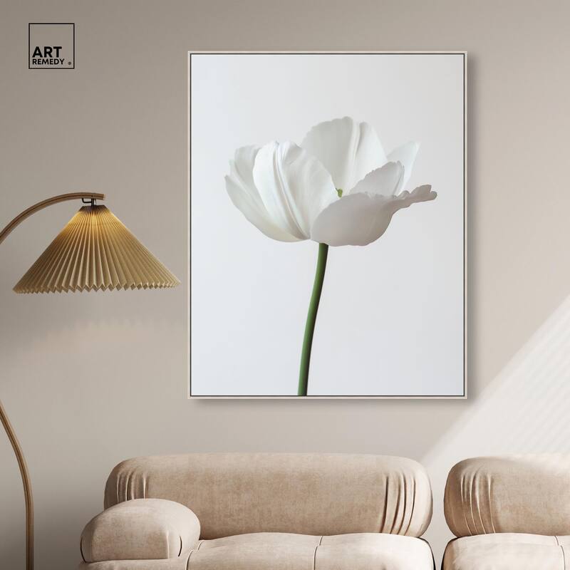 Pearl Floret Canvas by Art Remedy