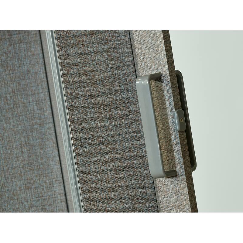 Spectrum Elite Grey Linen PVC 36-inch Folding Door