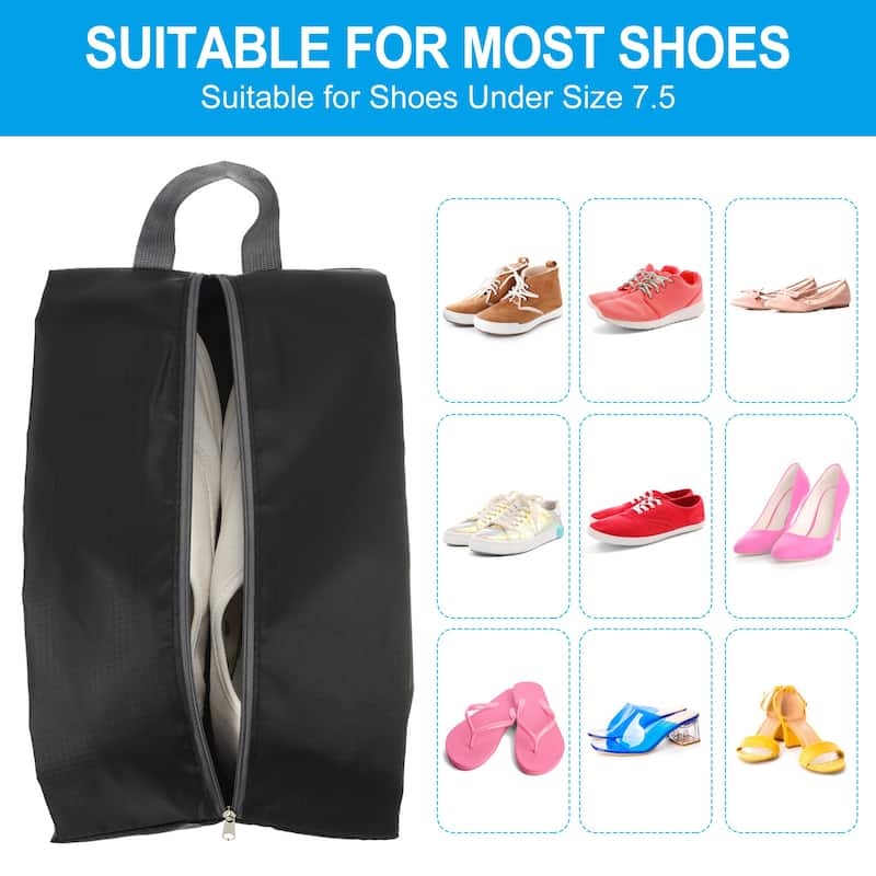 Waterproof Shoes Bags, 4Pcs Travel Portable Shoe Storage Organizer Bag