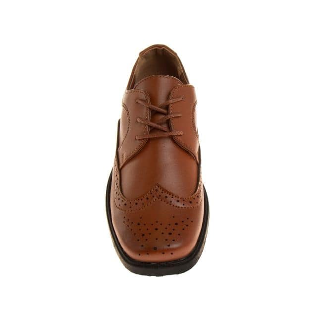 Josmo Boys Wingtip Oxford Lace Dress Shoes