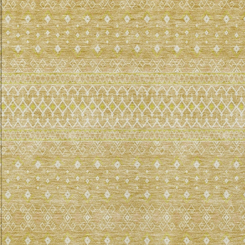 HomeRoots Tribal Transitional Rectangle Outdoor Rug