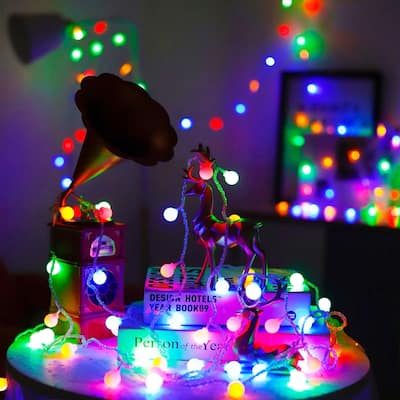 33ft LED Fairy String Light 8 Lighting Modes Party Hanging Light Outdoor/Indoor