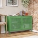 preview thumbnail 2 of 16, The Novogratz Channing 2 Door Wide Metal Storage Cabinet