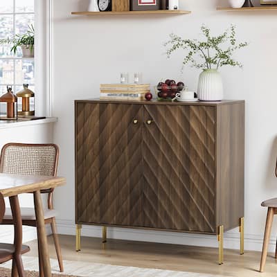 Mid-Century Modern Walnut Sideboard Buffet – Storage Cabinets With Practical Storage, Suitable .