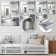 preview thumbnail 4 of 5, Designart "Bathroom Minimalist Oasis II" Bathroom Metal Wall Decor