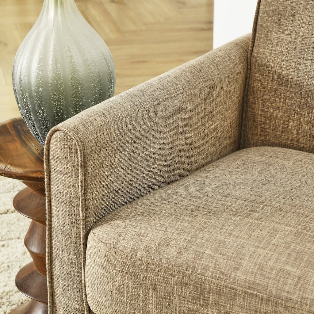 Ergonomical Design Modern Fabric Accent Chair Single Sofa Arm Chair Living Room Furniture