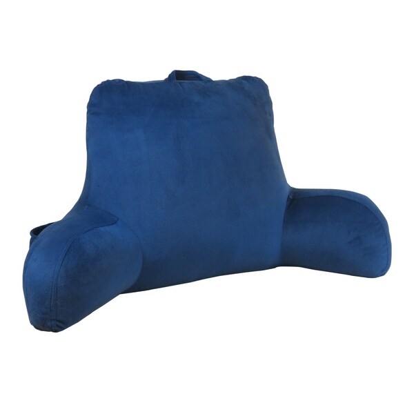 navy backrest pillow