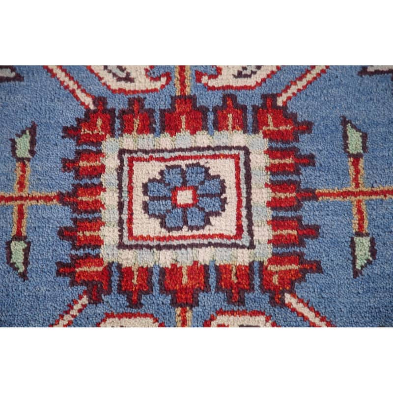 Blue Oushak Oriental Area Rug Wool Carpet - 7'10"x 9'10"