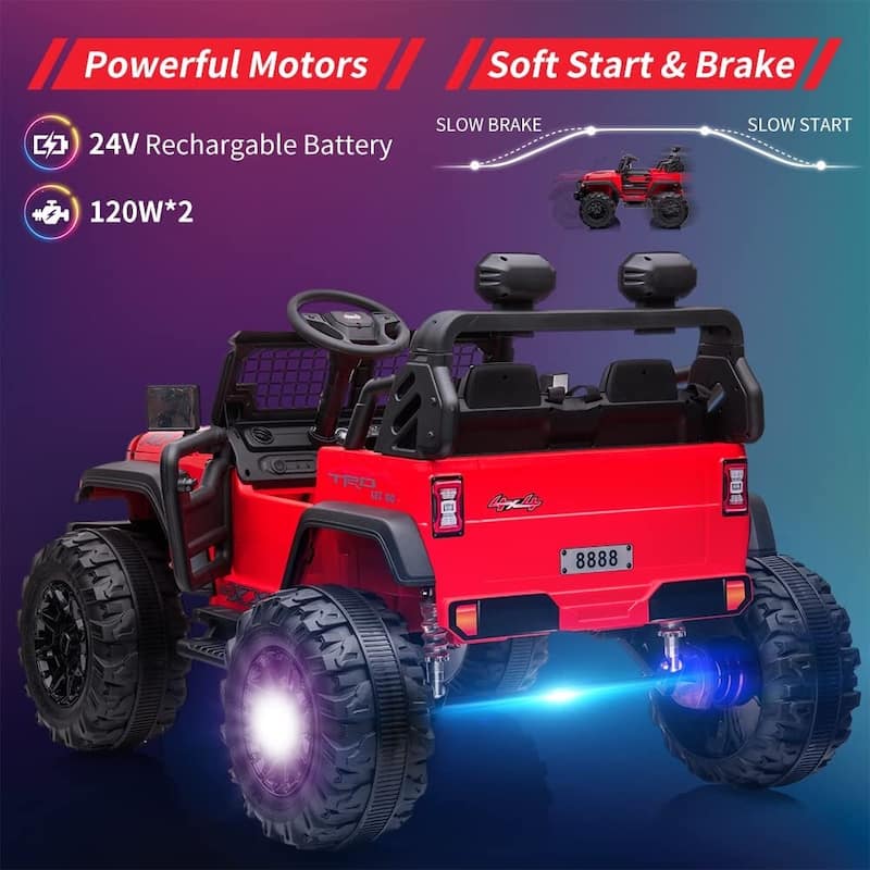 24V Kids Ride On Car with Remote Control