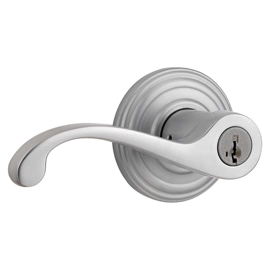 Kwikset 405LRL-S Ladera Keyed Entry Single Cylinder Door Lever Set with